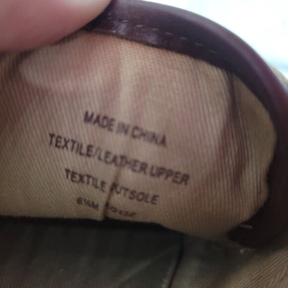 MK Michael Kors Logo Sneakers Brown Tan Canvas Leather Cap Toe Size 6.5 - Picture 10 of 10